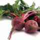 Beet leaves are edible and can add a lot to salads.