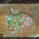 (Click to Enlarge) The red is the Spawn path for the Waterfall Route. The black star represents the Spawn point.