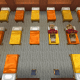 These rows of beds are spaced apart so that villagers can reach them.
