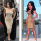 Kim Kardashian wears a gorgeous beige dress in Paris