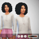 This afro is much better than the one included in the base game.