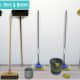 Maybe I'm too much of a neat freak, but I love these deco mops and brooms!