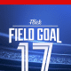 Loading screen for "Flick Field Goal."