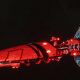 Asuryani Light Cruiser - Firestorm Wraithship [Saim-Hann - Eldar Sub-Faction]