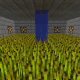 On our latest server, I have a small room with redstone lamps for each type of crops.