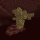 Glowstone can be found in clusters in the Nether and can be gathered with a pickaxe.