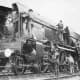 In Scotland again: cleaners spruce up LNER Class P2 2-8-2 'Earl Marischal' for a service north of the border (the class didn't operate this side of the Border until rebuilt as Class A2/2 by Edward Thompson after WWII)