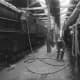 Cleaners at March shed (Eastern Region) at work in 1960