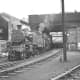 Bangor mpd, North Wales. services to holiday resorts dominated traffic. Here's one of the passenger tank loco fleet, 41200 resting between shifts