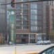 The bakery used to be right where the lobby entrance for this apartment building sits.