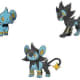 Shinx, Luxio, and Luxray