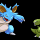 Shiny Nidoking and Nidoqueen