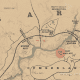 A crashed train here-ish (North-East of Valentine). Besides the Gold Bars there are some other valuables, good luck!