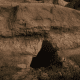 The chest is in this cave.