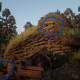 The blue circle above shows where you can find the next treasure map. The blue circle below is where you can find the Poisonous Arrow Pamphlet.