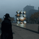 In game there's not a lot of trees around... Of course for legal reasons(?) Ubisoft made the sculpture extra arty.