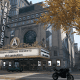 In Watch Dogs State Street isn't depicted as a grand street. The theater looks like it has it's own block. There's still an L Station nearby and an alley on the right.