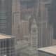 The Wrigley Building from the top of Willis Tower. Picture taken in July 2015.