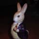 Beswick Beatrix Potter Mr Benjamin Bunny BP 2a Gold—Pipe Out and Dark Maroon Jacket.