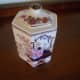 Mason's ironstone, brocade pattern (discontinued in 1977). Six-sided tea caddy. Referred to as their "Ming" style jar.