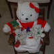 The chair in which the large bear is sitting is one in which the author sat as a child.