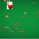Winning a game of Hearts in the Windows version of the game.