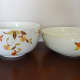 These are some early examples of the Autumn Leaf line for Jewel Tea by Hall China