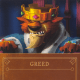 Greed condition card
