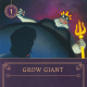 Grow Giant effect card