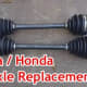 Acura &amp; Honda CV Axle Replacement