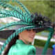 Colorful feathers at Royal Ascot.