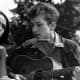 1960s: Joan Baez and Bob Dylan.