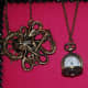 Brass jewelry is de rigueur for Steampunk fashionistas