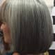 Smooth, long bob