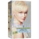 Recommended: Loreal Feria Extra Bleach Blonde 205. This is my favorite bleach kit. It's a great one-step treatment that took my hair from a medium brown to a very light yellow blond.