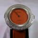 Parnis Orange 33mm quartz women's watch