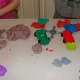 Use your imagination to add different dimensions to your play-dough play.