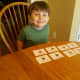My son matching all the coin flashcards!