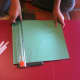 Step Four: Cut some colored paper for matting the parts of your project (we like colored scrapbook paper).