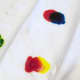 Overlap drops of paired food colouring to see the secondary colours appear!