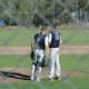 Baseball pitcher and catcher conference