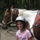 Little girls love horses!