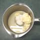 Start mixing the butter, sugar, and milk.