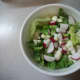 Add broccoli, cauliflower, and radishes.