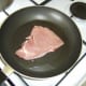 Gently fry the pork in a little oil