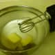 Preparing to cream the shortening and sugar.