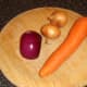 Basic vegetables for stock.