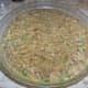 The "before" photo, just before placing the stuffing in the oven.