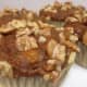 Healthy banana nut muffins. No sugar, no oil