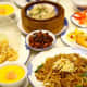 Dim sum features small steamed or fried savory dumplings.